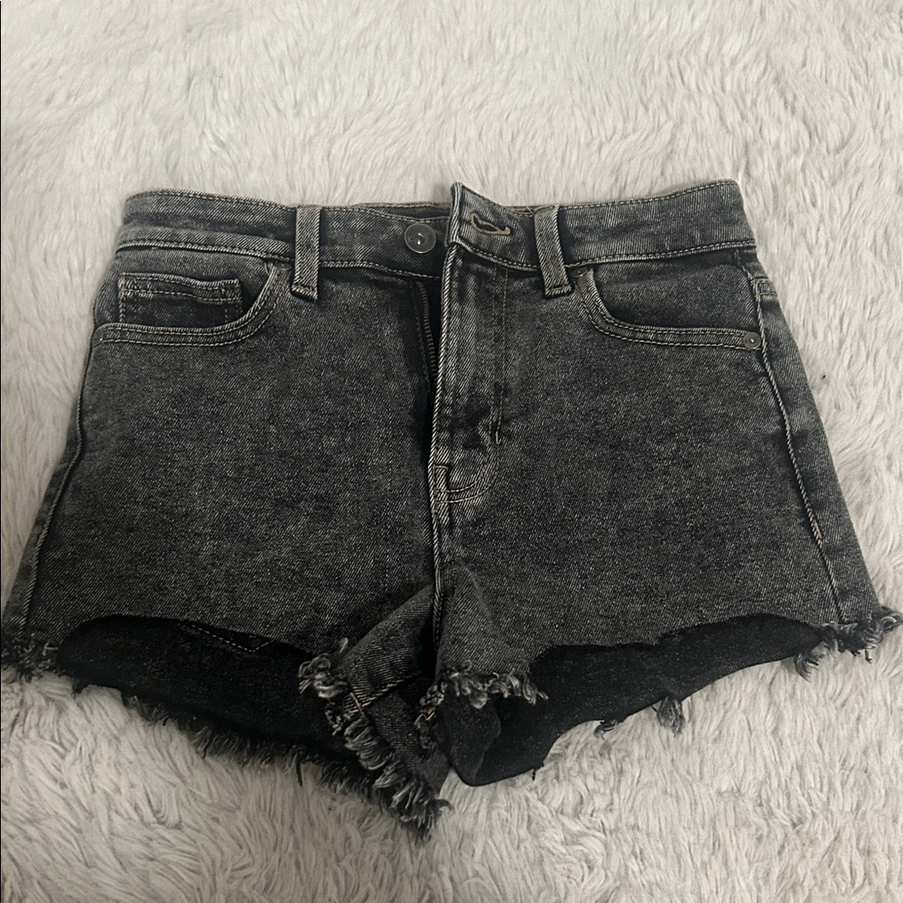 Kendall & Kylie Charcoal Jean Shorts